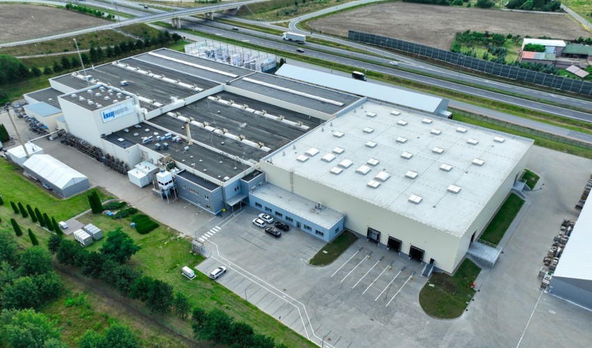 zakład w Mszczonowie z lotu ptaka