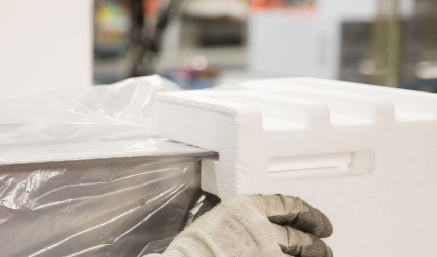 styropian zabezpieczający podczas transportu